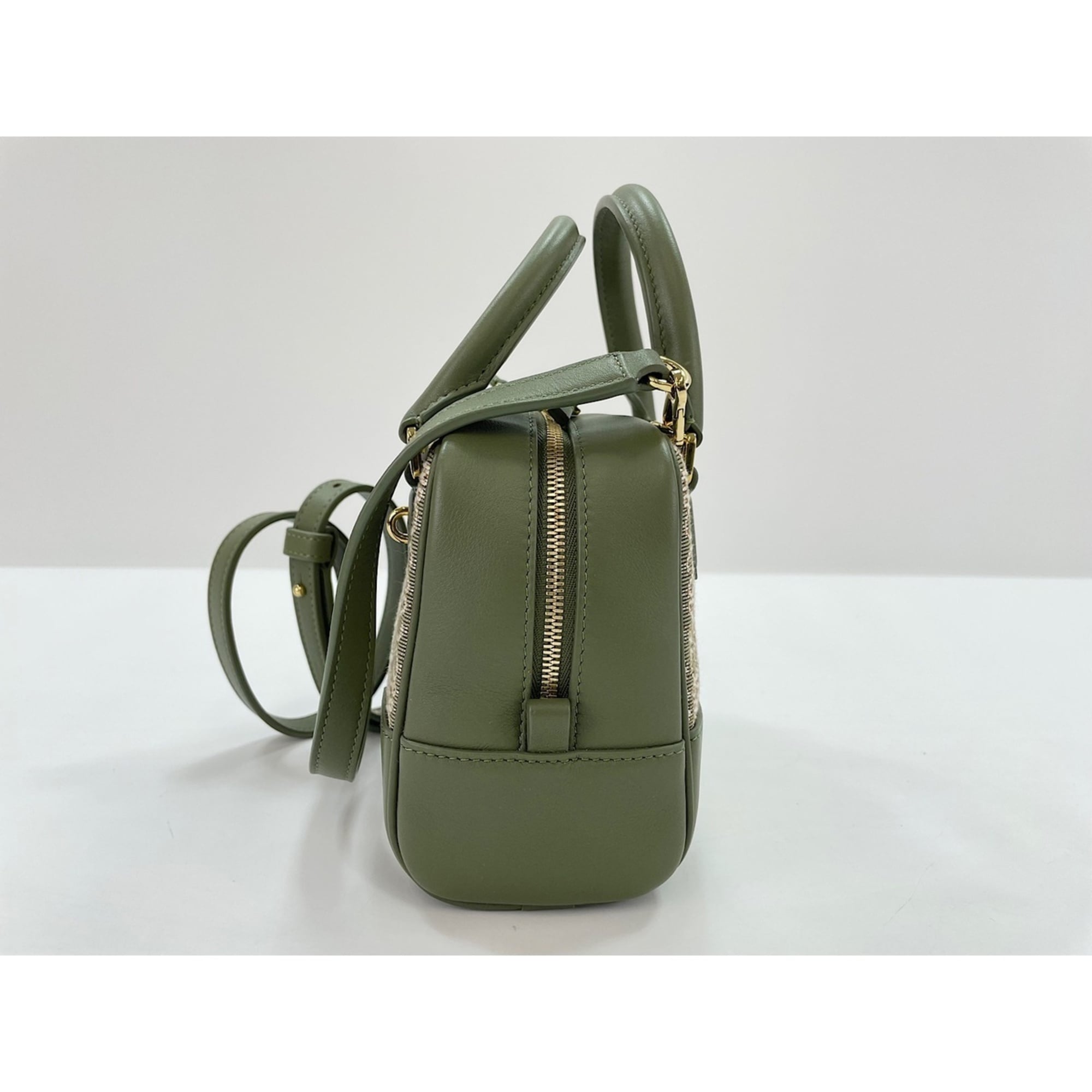 Loewe Amazona 16 Shoulder Bag, Green — Like New