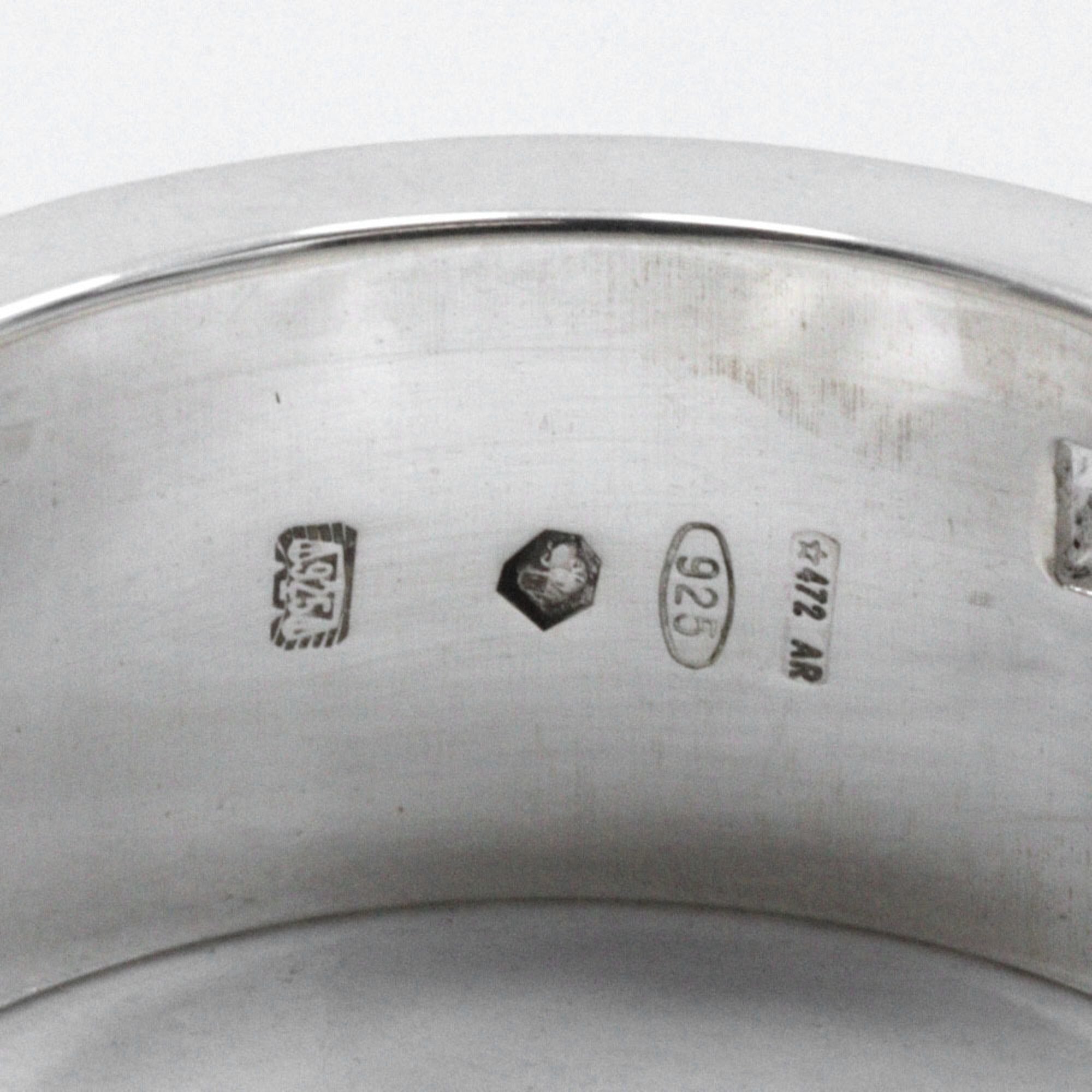 Gucci Branded G Ring, Size 13, 925 Sterling Silver, Approx. 7.9g, Women's, I213023109 — Like New