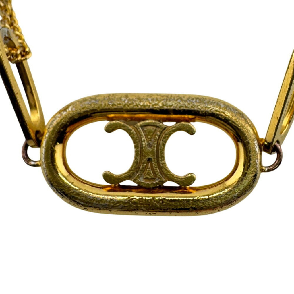 CELINE Triomphe Bracelet Gold Women's