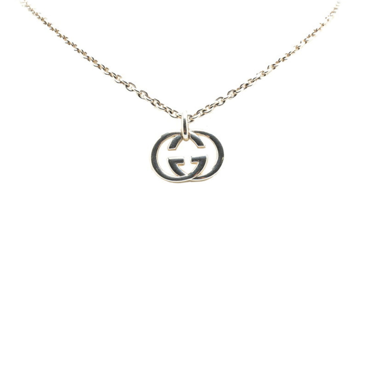 Gucci Interlocking G Necklace SV925 Silver Women's GUCCI