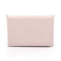 Hermes Hermès Calvi wallet, coin purse, leather, Evercolor, women's, pink