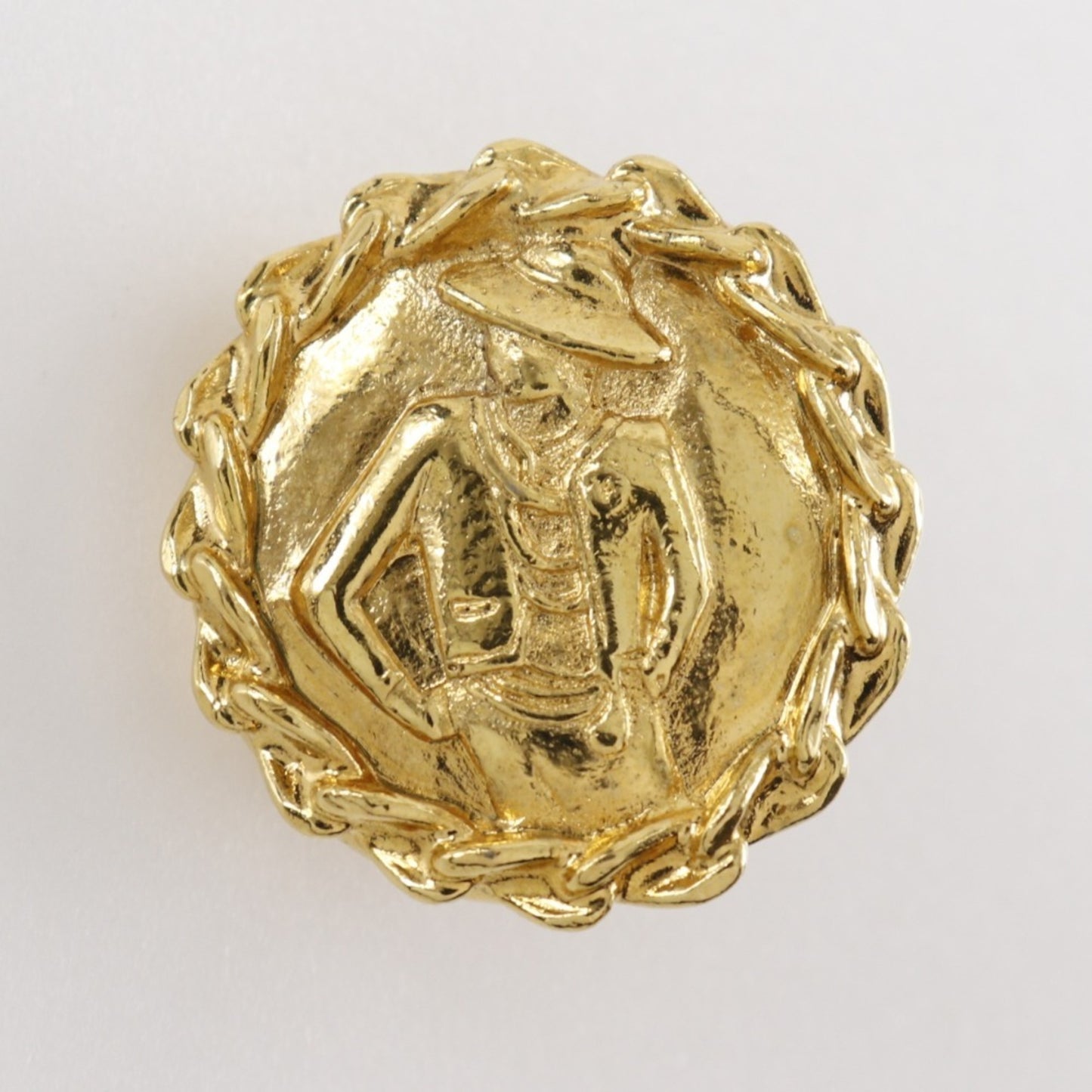 CHANEL Coco Mademoiselle Earrings, Gold Plated, Approx. 21.2g, Women's