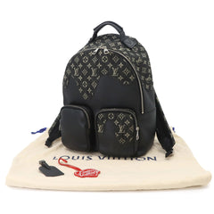 Louis Vuitton LV Squared Multipocket Backpack Monogram Denim Leather Noir M45973 RFID — Like New