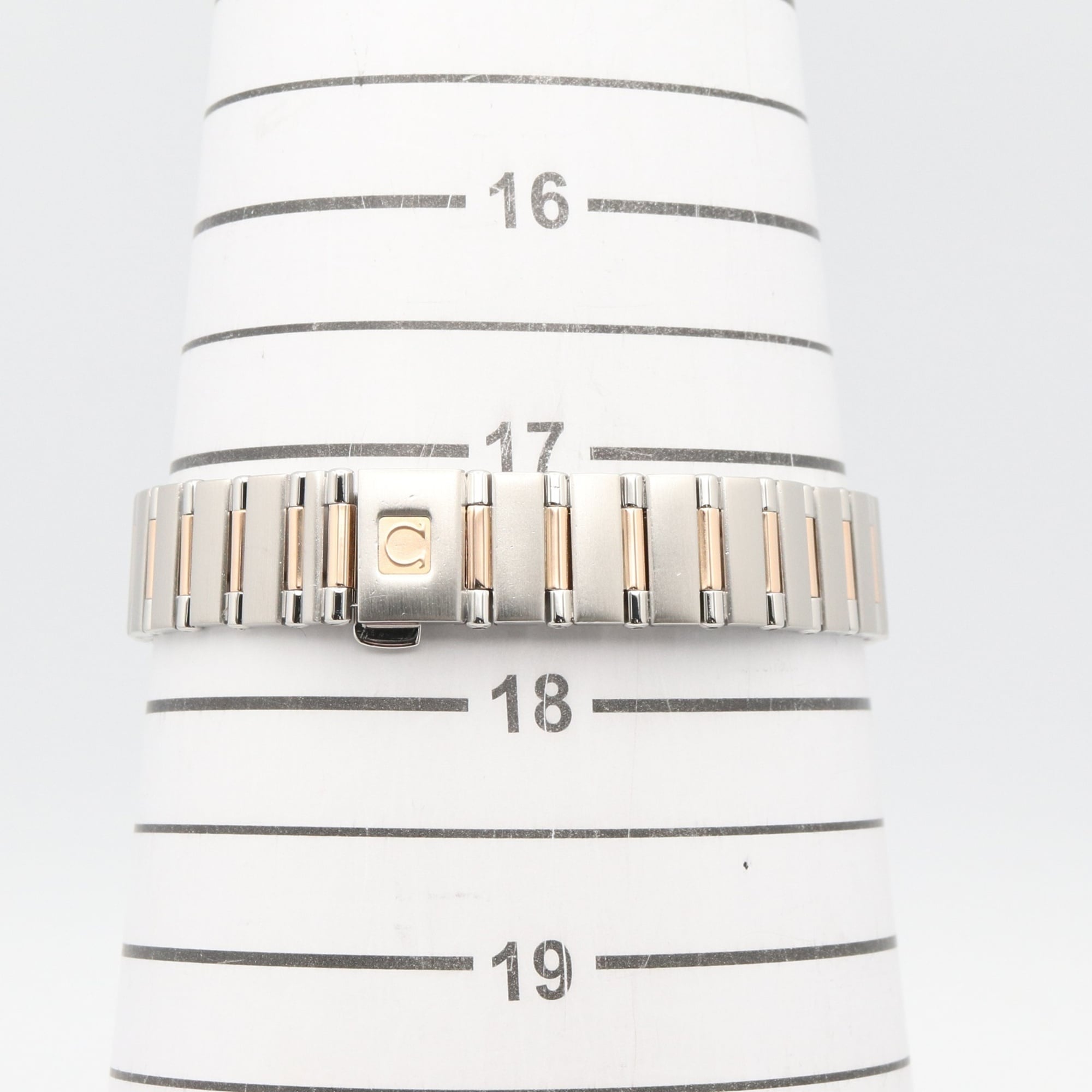 Omega Constellation Mini Iris Diamond Bezel Watch, 18K Pink Gold (PG) Stainless Steel, Diamond, Ladies', White/White Mother-of-Pearl Case, 1360.79 — Very Good