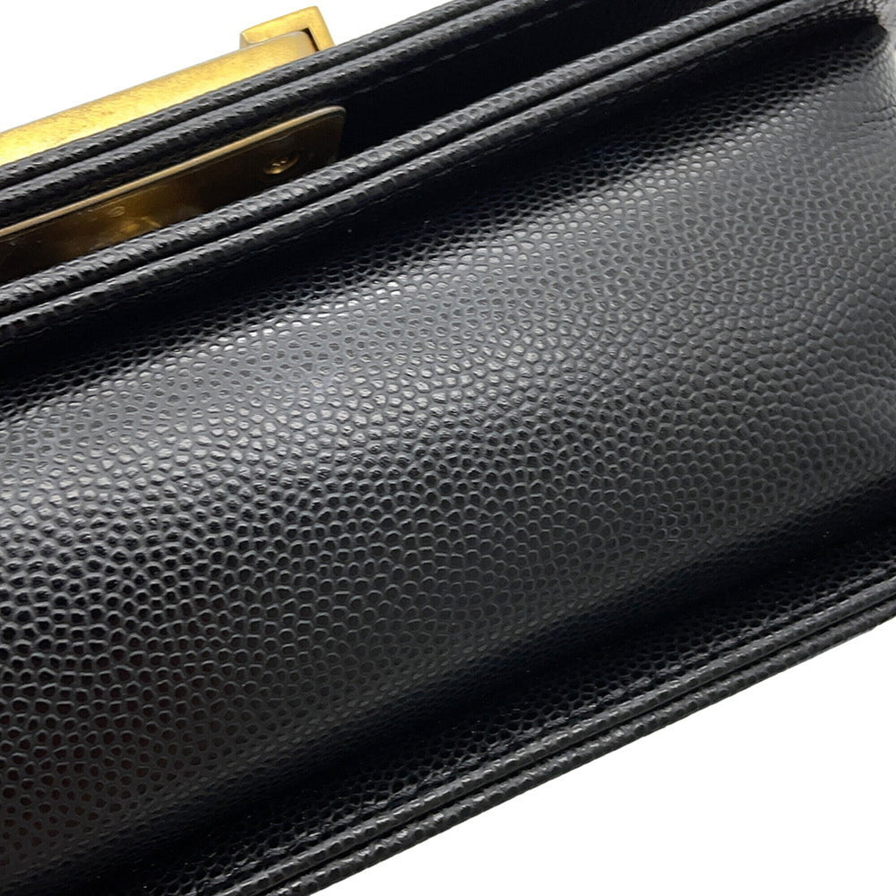 Chanel Chain Shoulder Bag Boy Small Matelassé Coco Mark A67085 BOY CHANEL Handbag Black Women's — Like New