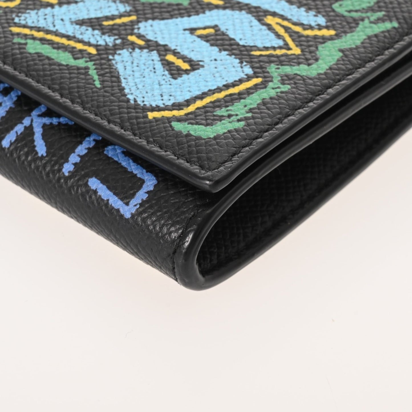 BALENCIAGA Chain Wallet Black 579309 Women's Calf Leather Shoulder Bag A Rank Pre-owned Ginzo