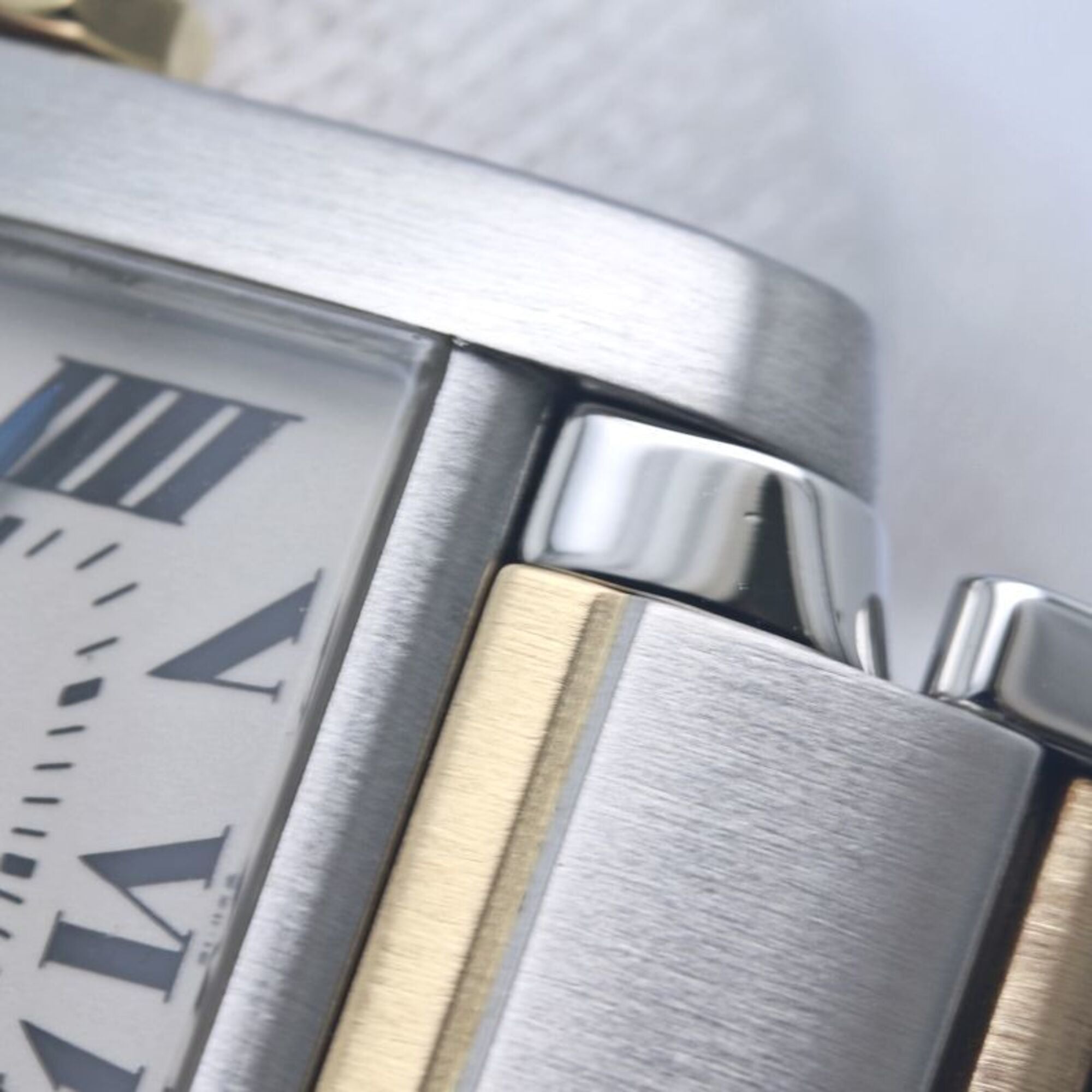 CARTIER Tank Française MM W51006Q4 Watch, Boys' Size, 18K Yellow Gold x Stainless Steel, 40390 — Very Good