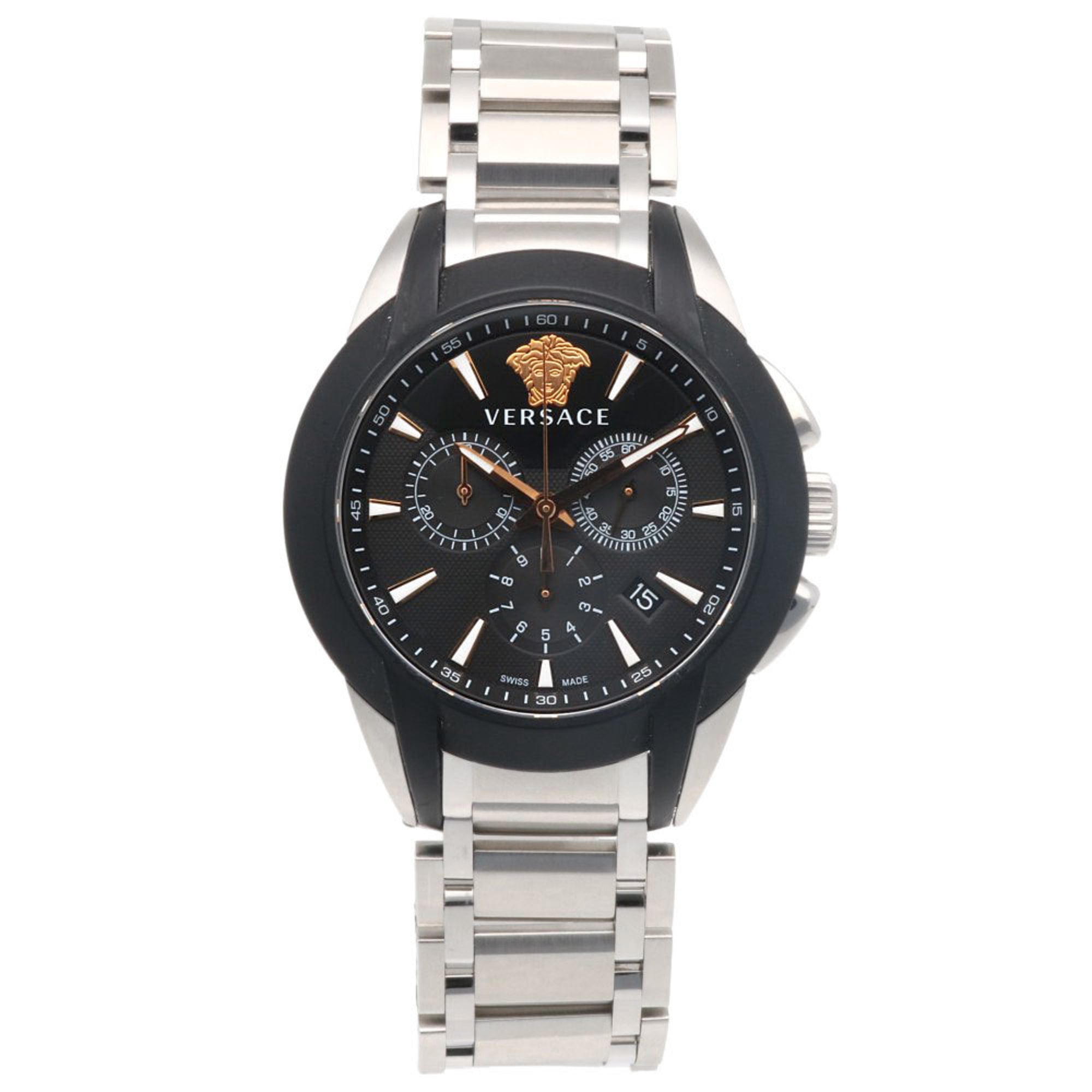 Versace Men's Stainless Steel VEM8 Quartz Chronograph Watch — Good