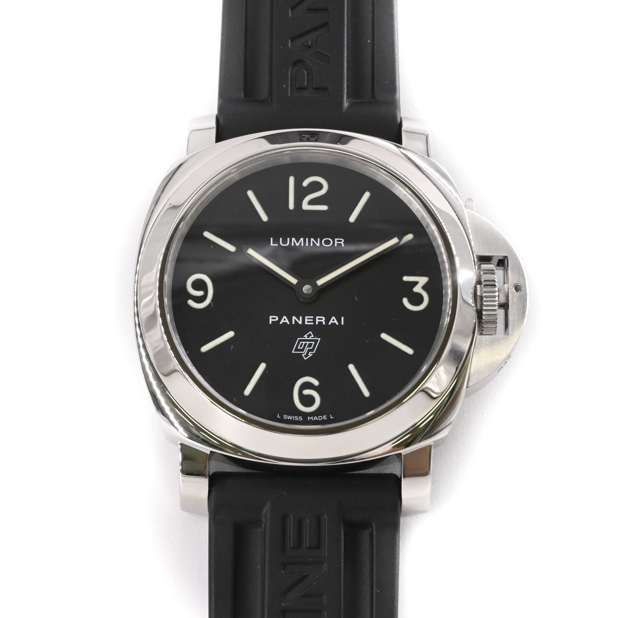 Panerai Luminor Manual Winding Men's Watch, Black Dial, PAM00000 — Like New