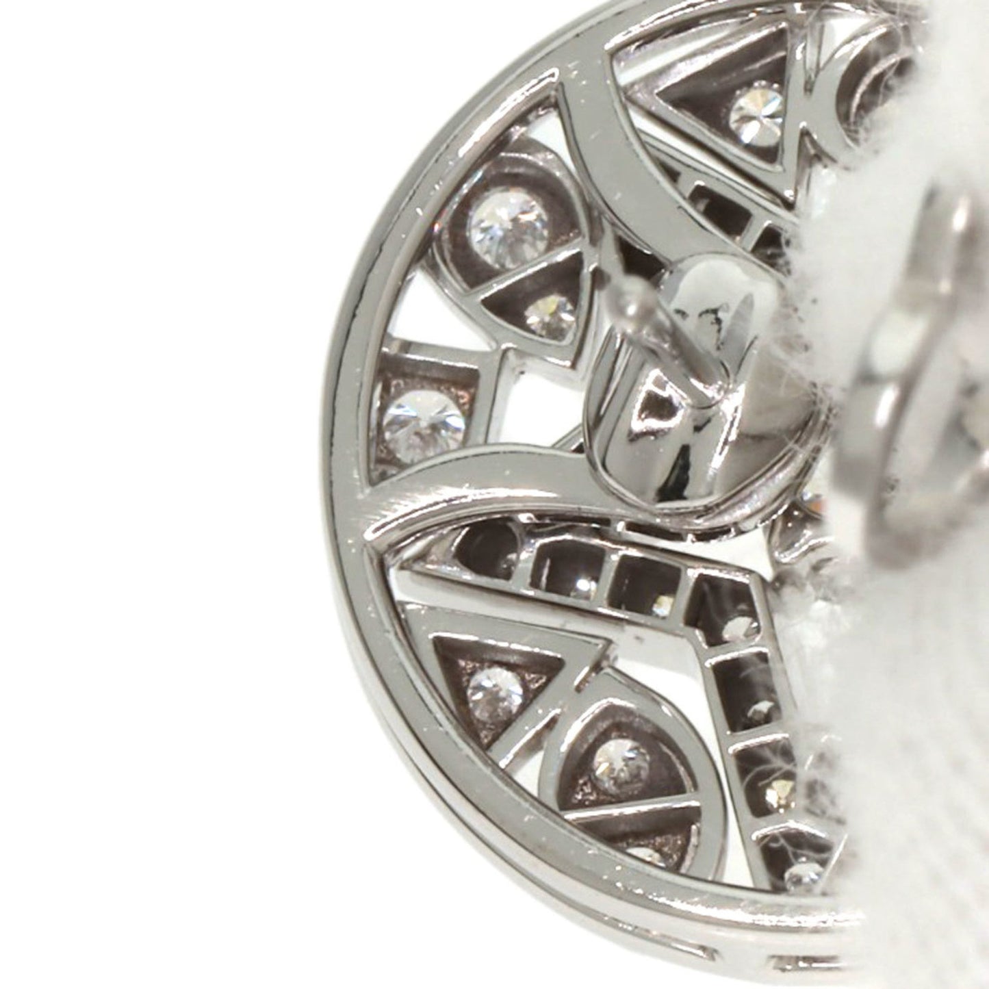 Chanel Comet Diamond Earrings in 18K White Gold for Women