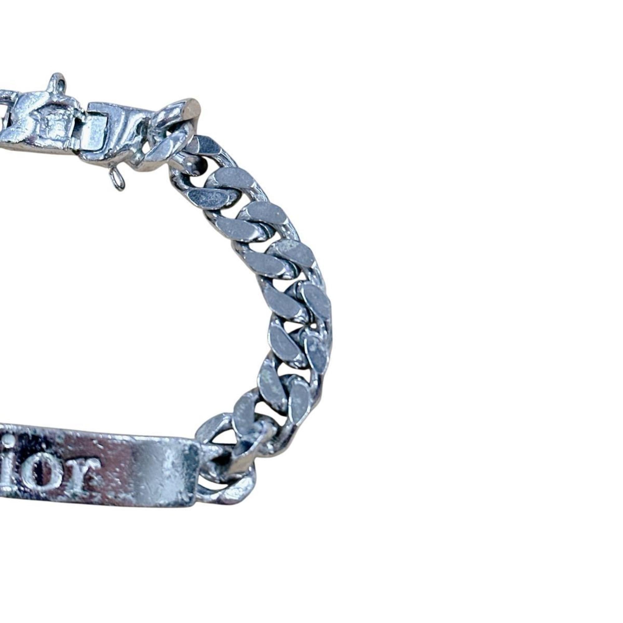 Christian Dior bracelet chain silver