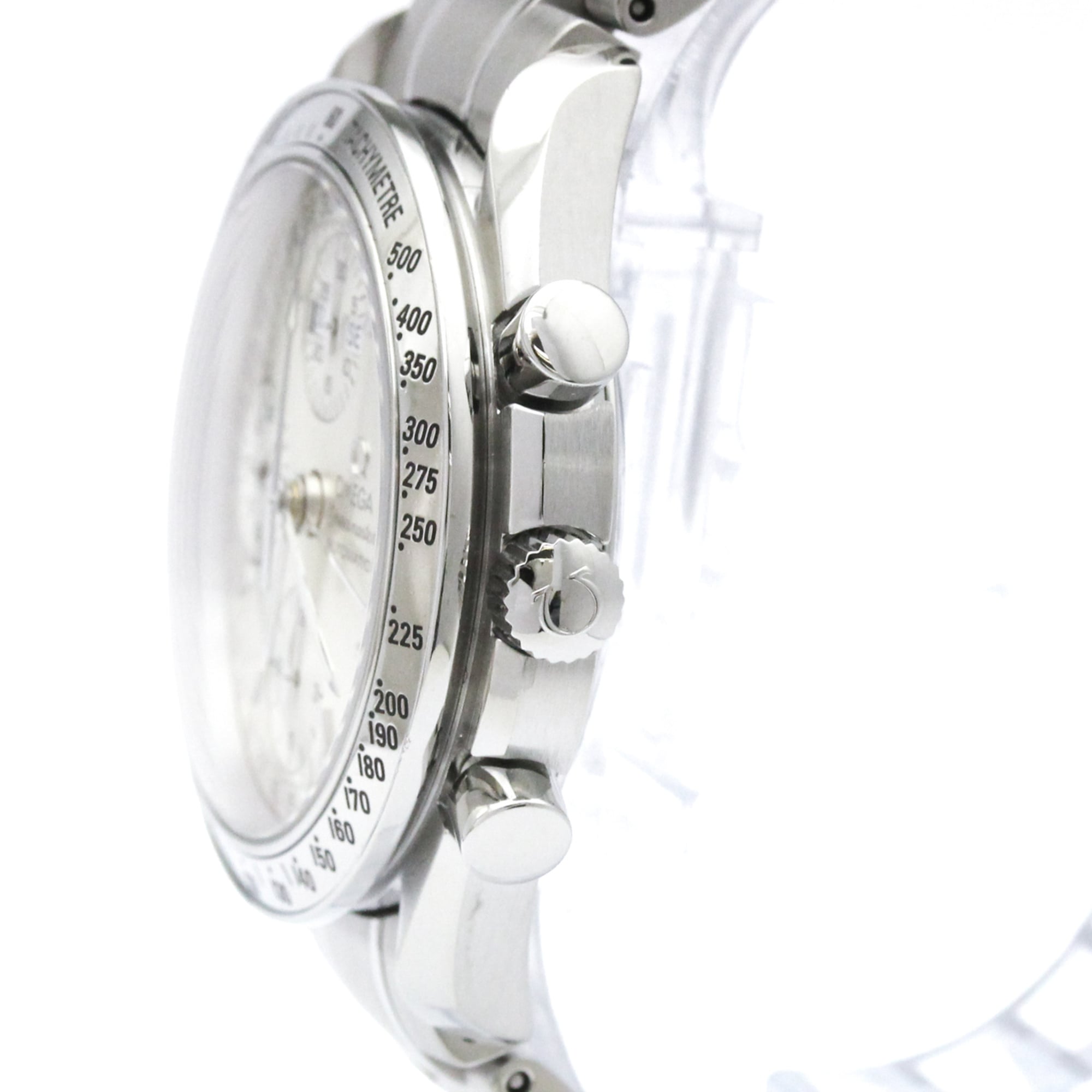 OMEGA Speedmaster Triple Date Steel Automatic Watch 3523.30 Polished — Very Good