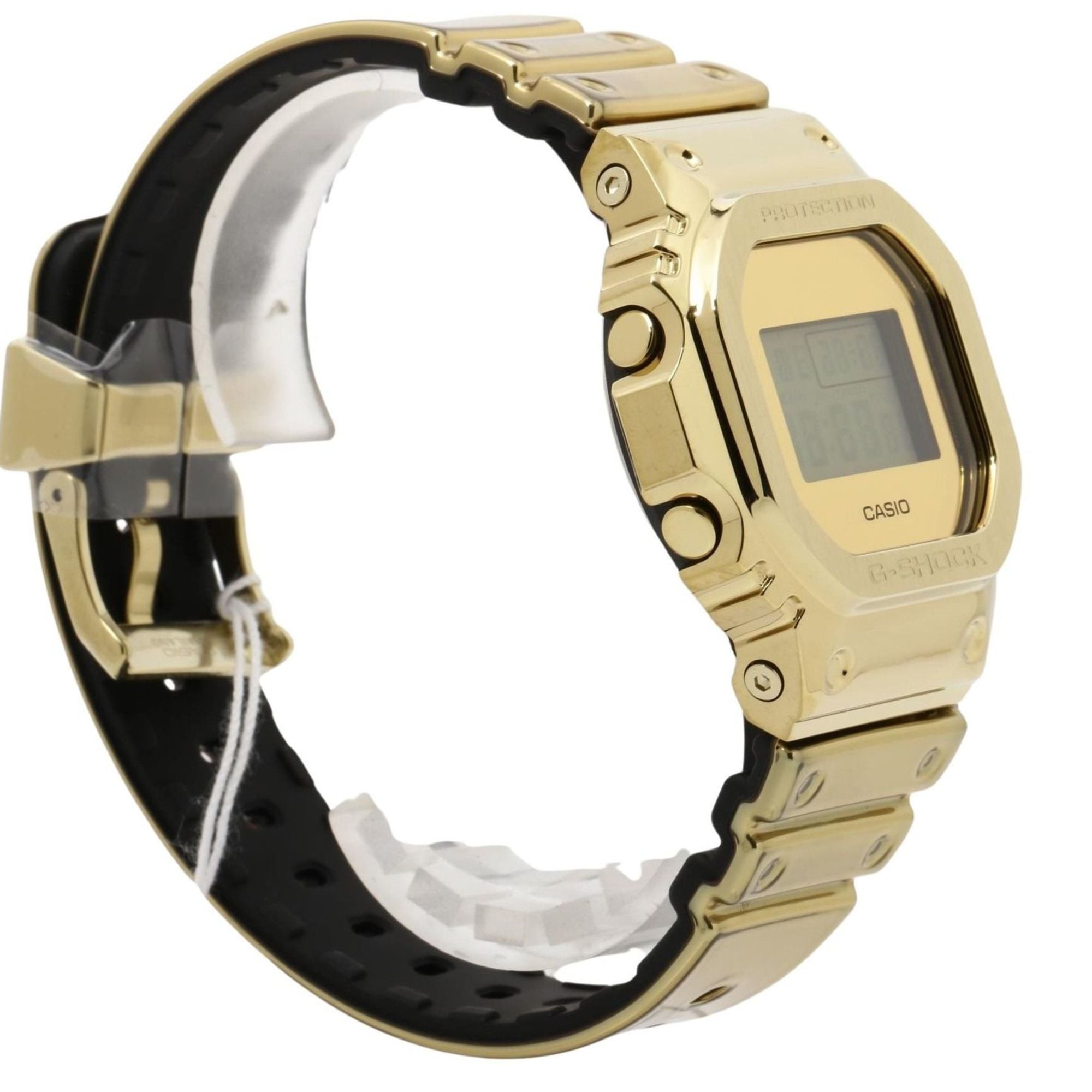 CASIO GSHOCK GM5600YMG9JF Men's Digital Watch, Gold/Black Resin/SS — New - Store Return