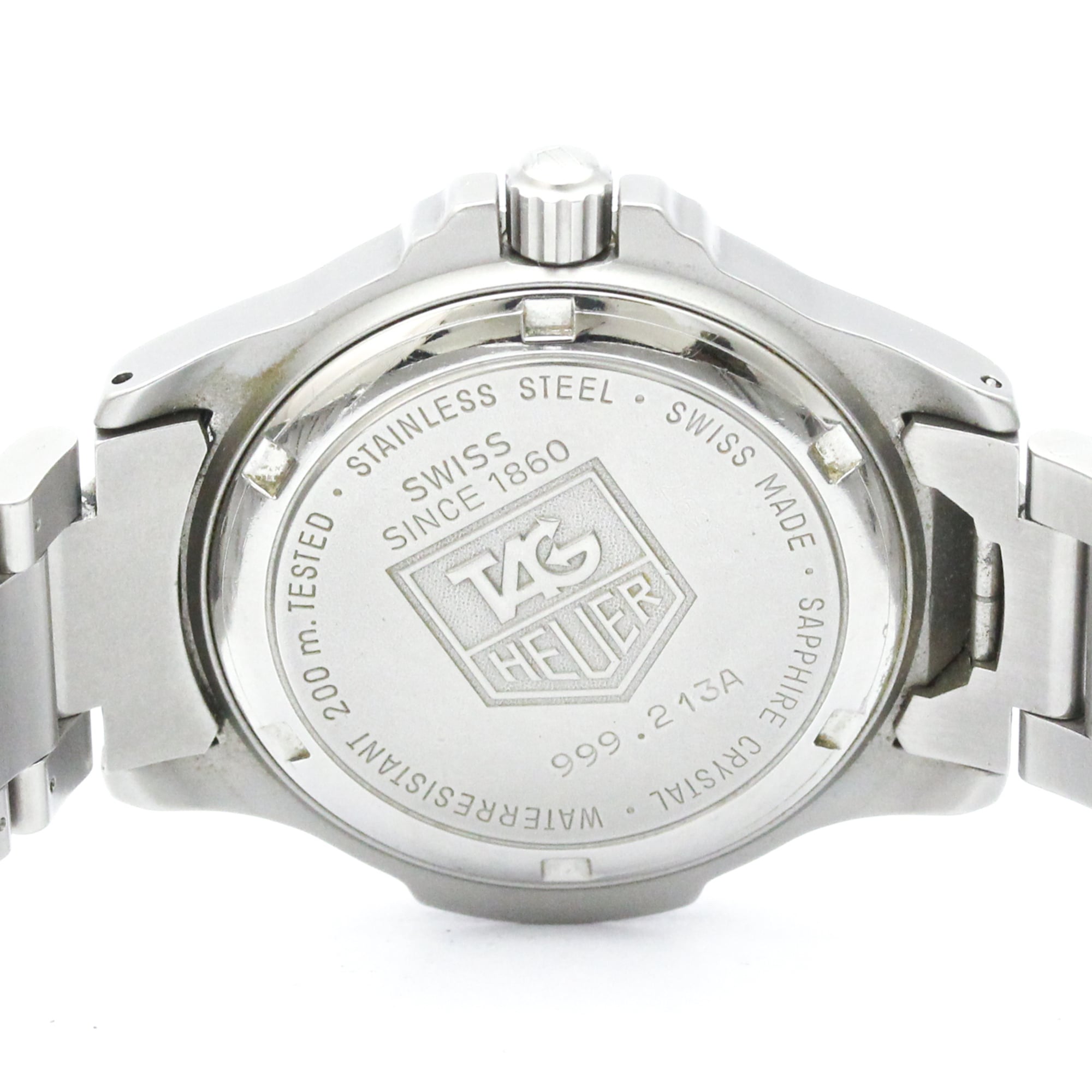TAG HEUER Professional 4000 Series Steel Quartz Mid Size Watch 999.213A — Good