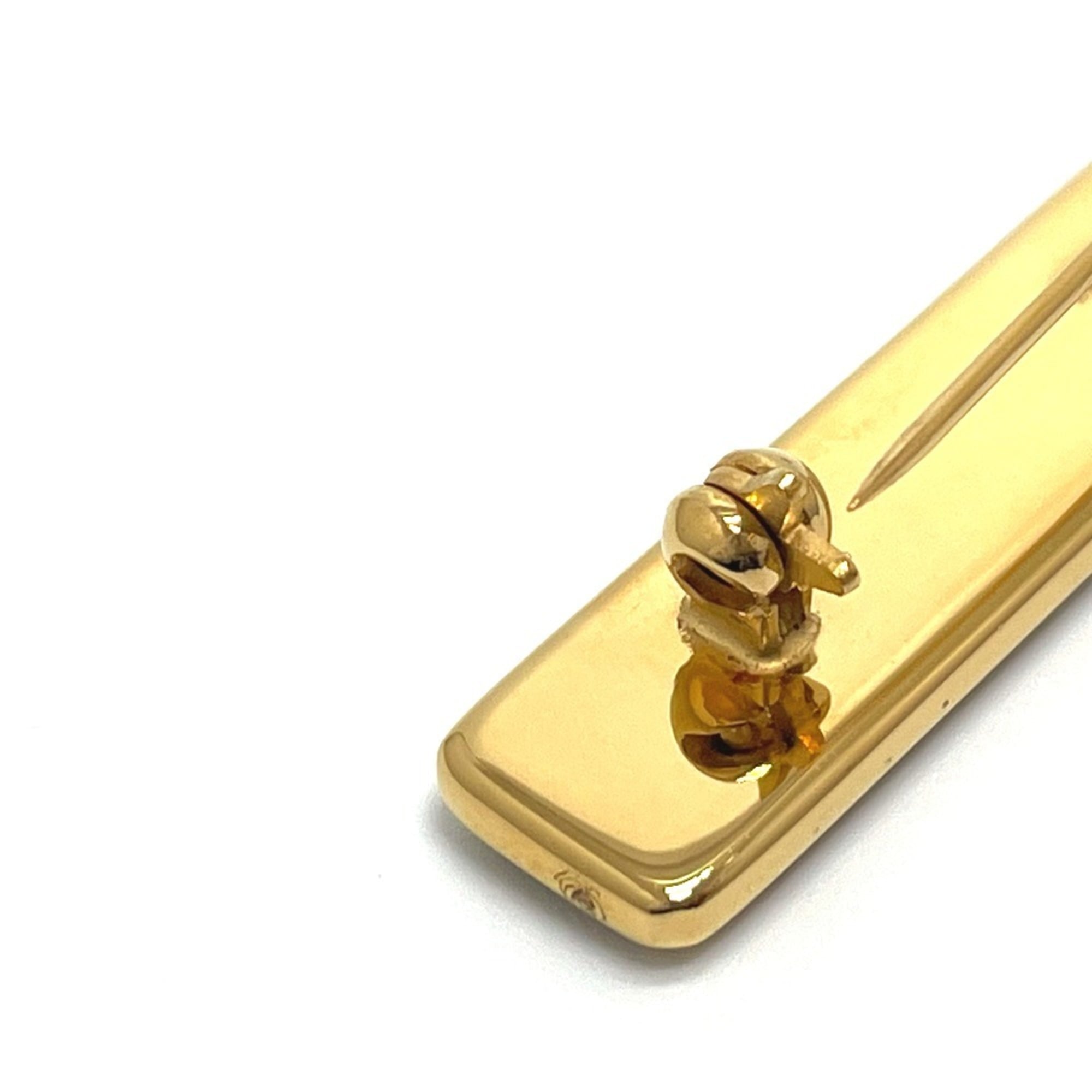 HERMES Hermes Takayaki enamel pin tuck brooch metal ladies gold — Like New