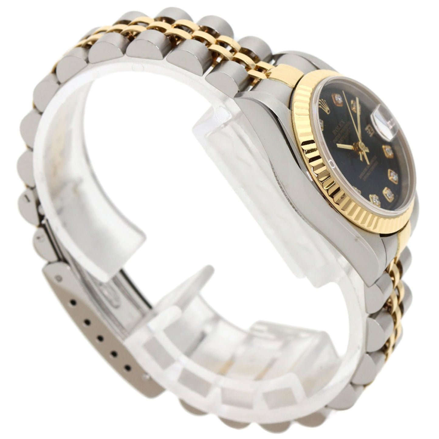 Rolex 69173G Datejust 10P Diamond Watch Stainless Steel SSxK18YG Ladies ROLEX