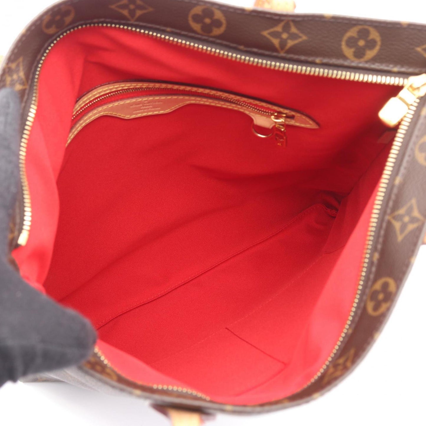 Louis Vuitton Carry It Monogram Tote Bag, Coated Canvas and Leather, Women's, Brown, M45199