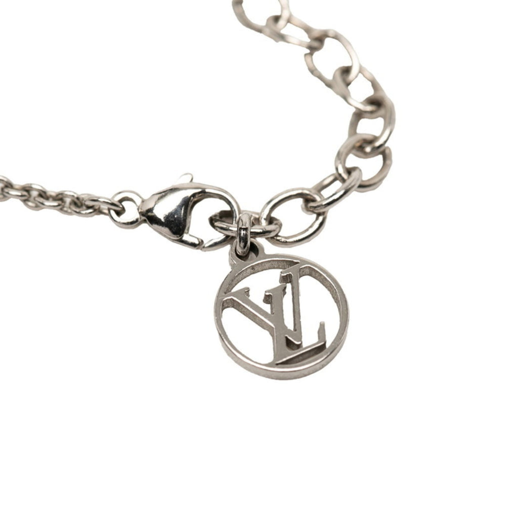 Louis Vuitton Essential V Bracelet M63198 Silver Metal Women's LOUIS VUITTON