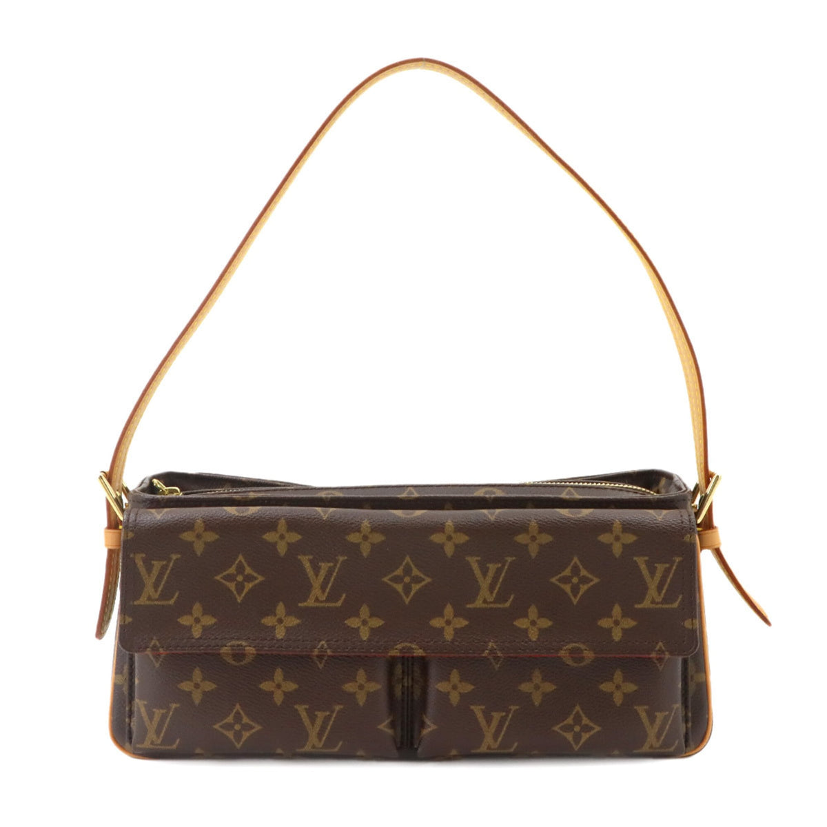 Louis Vuitton Viva Cite MM Monogram Shoulder Handbag, Brown, M51164, Gold Hardware — Like New