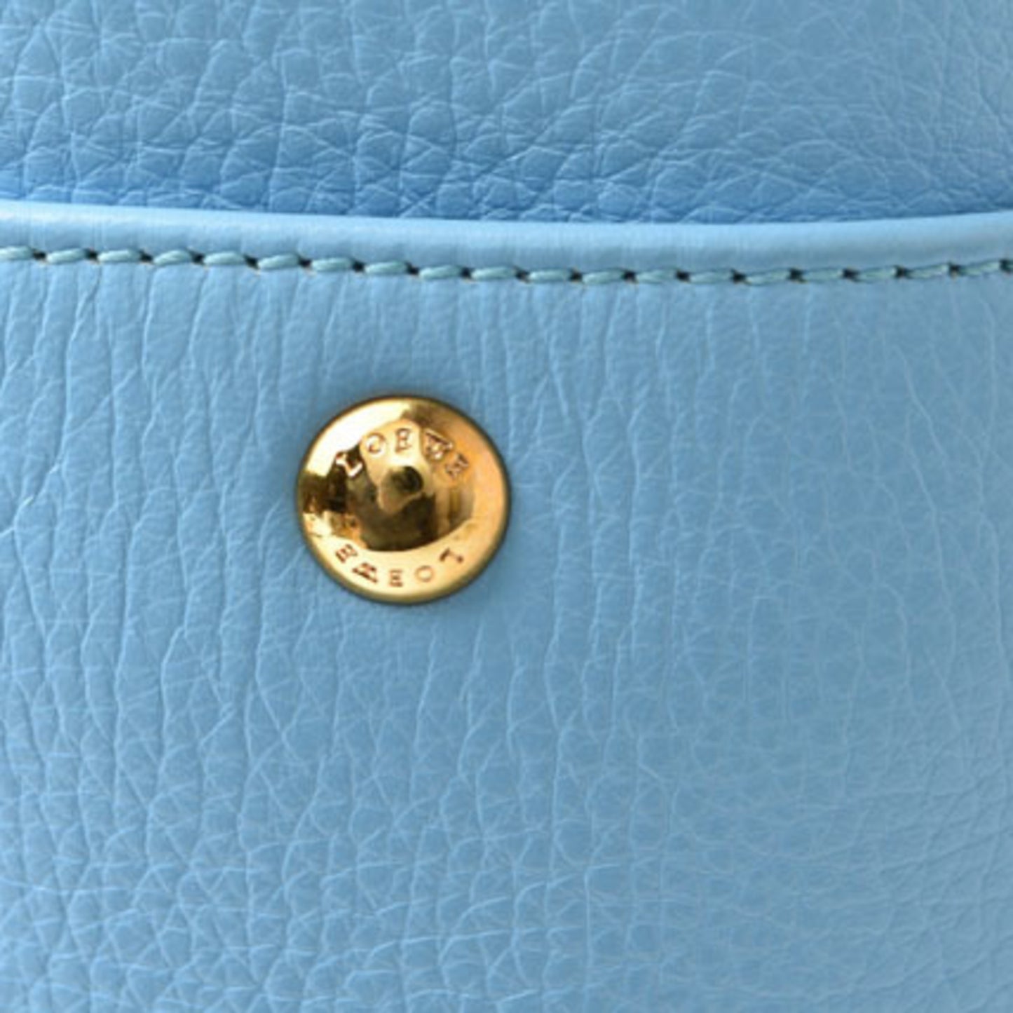 LOEWE Tote Bag, Storage Bag HERITAGE Heritage Calfskin Light Blue