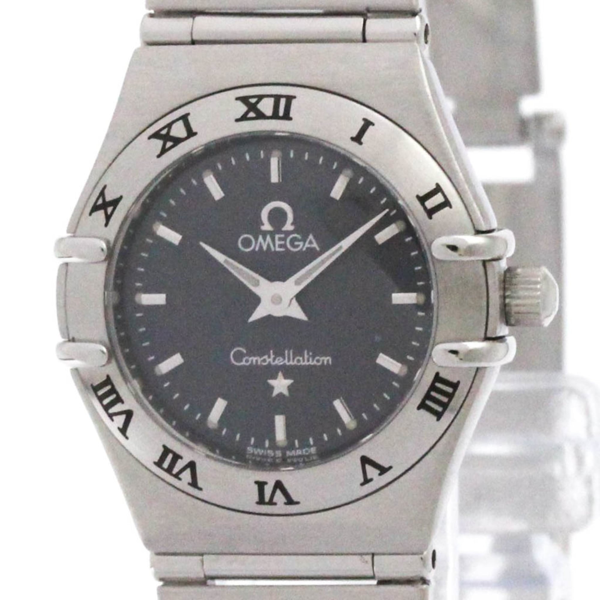 OMEGA Constellation Steel Quartz Ladies Watch 1562.40 Polished — Very Good