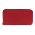 Hermes HERMES Azap Silk in Long Wallet Veau Epsom 2010 Red □N Zipper Women's