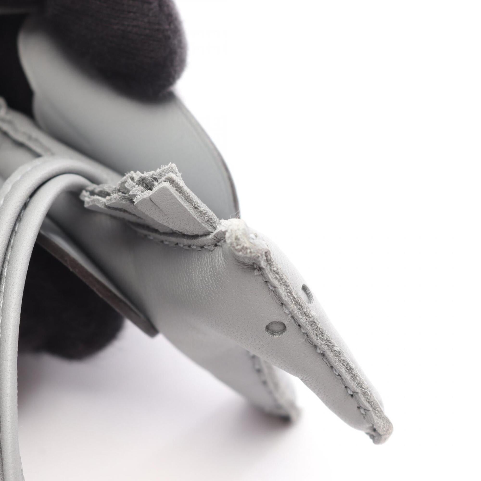 Hermes Rodeo Pegasus PM Gris Pantin Charm Accessory, Agneau Milo Veau Swift Leather, Women's, Gray — New - Store Return