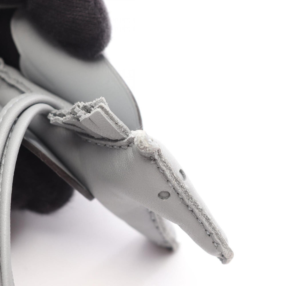 Hermes Rodeo Pegasus PM Gris Pantin Charm Accessory, Agneau Milo Veau Swift Leather, Women's, Gray — New - Store Return