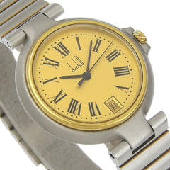 Dunhill Women's Stainless Steel Quartz Analog Watch with Gold Dial — Good