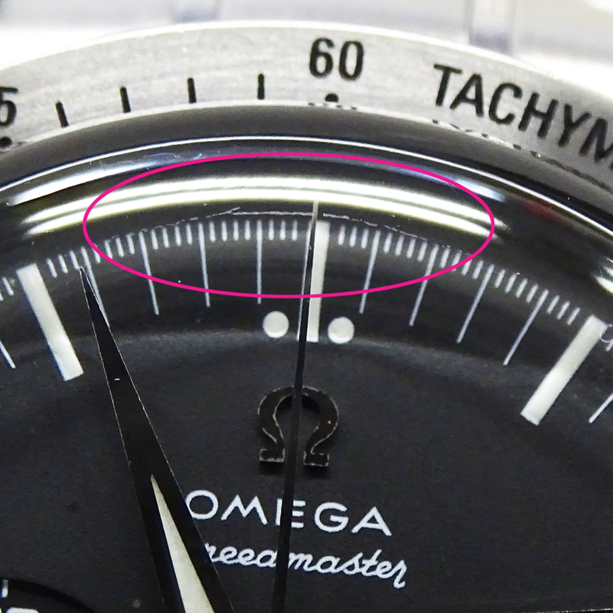 Omega Speedmaster First Replica 3594.50 Men's Watch, Brand Name, Chronograph, Manual Winding, Stainless Steel (SS), Silver, Black — Good