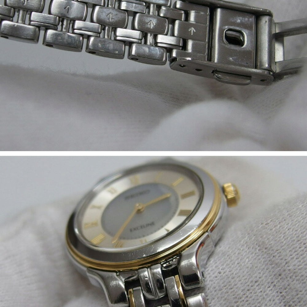 Seiko Exceline Solar Ladies Watch with Roman Numerals — Very Good
