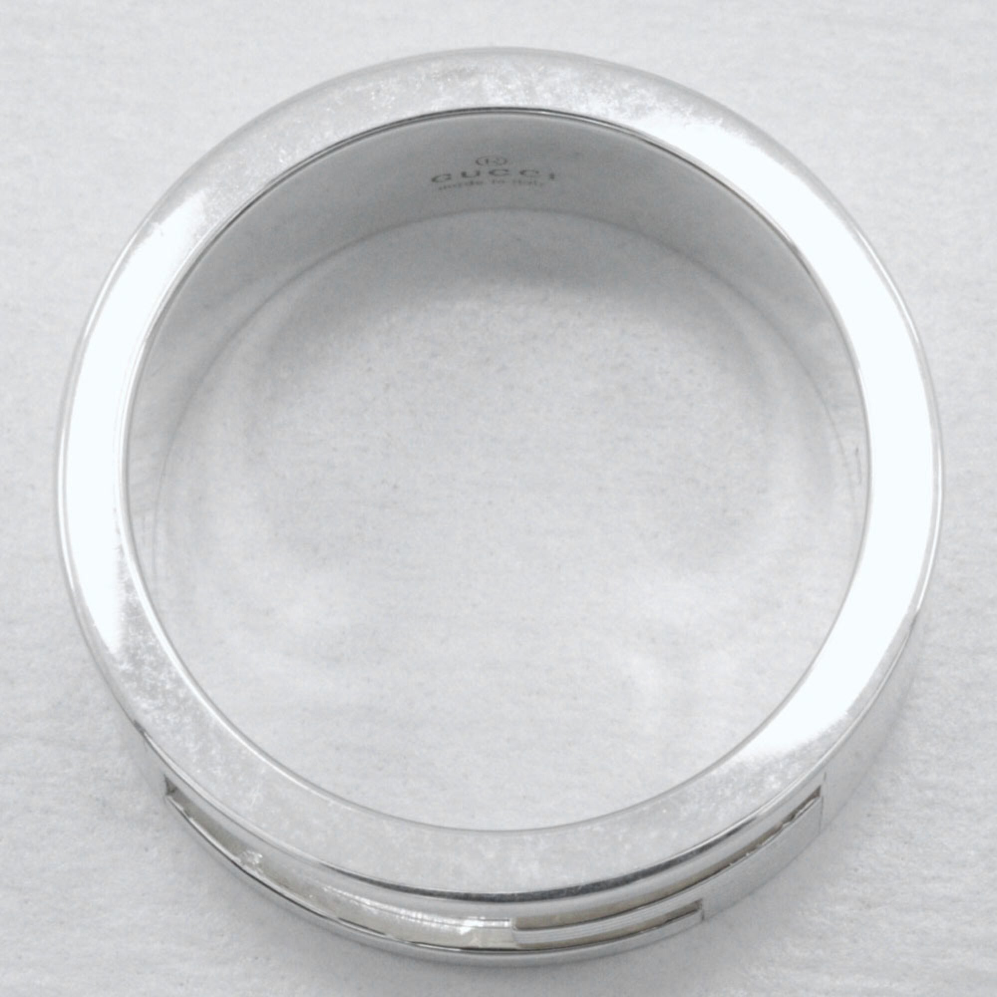 Gucci Branded G Ring, Size 13, 925 Sterling Silver, Approx. 7.9g, Women's, I213023109 — Like New