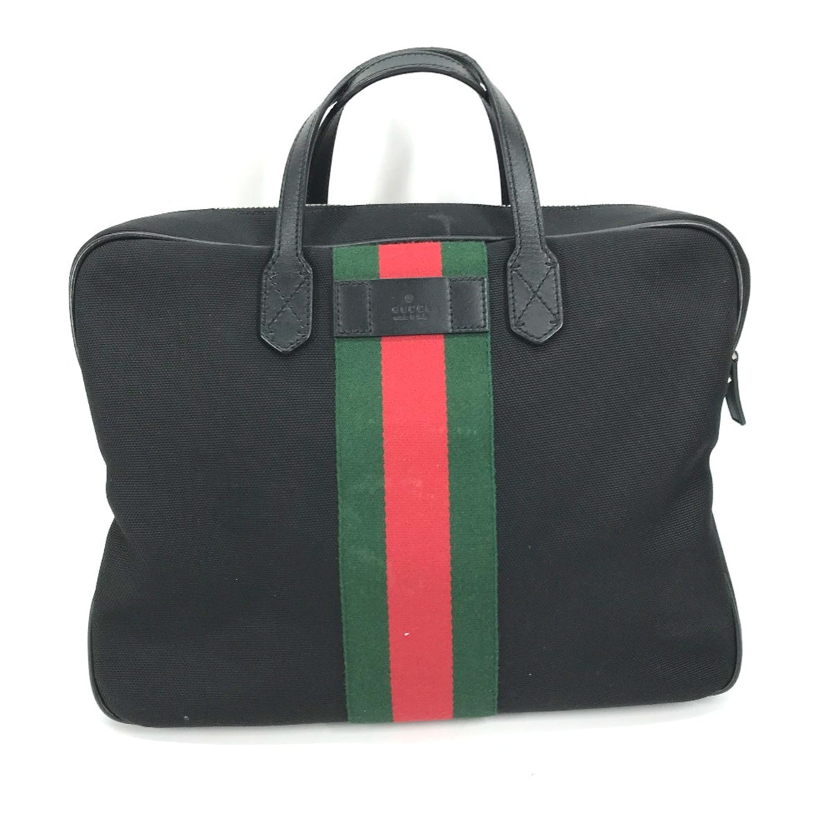 Gucci 630922 Sherry line Bag Hand Bag Shoulder Bag Tote Bag Black — Like New