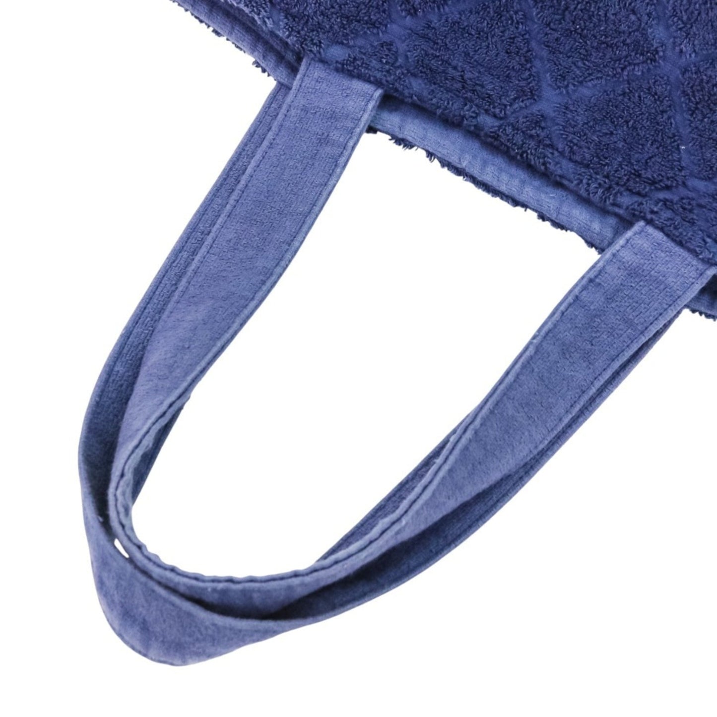 22C CHANEL Coco Mark Beach Bag, Pouch, and Towel 3-Piece Set, Navy, Women's