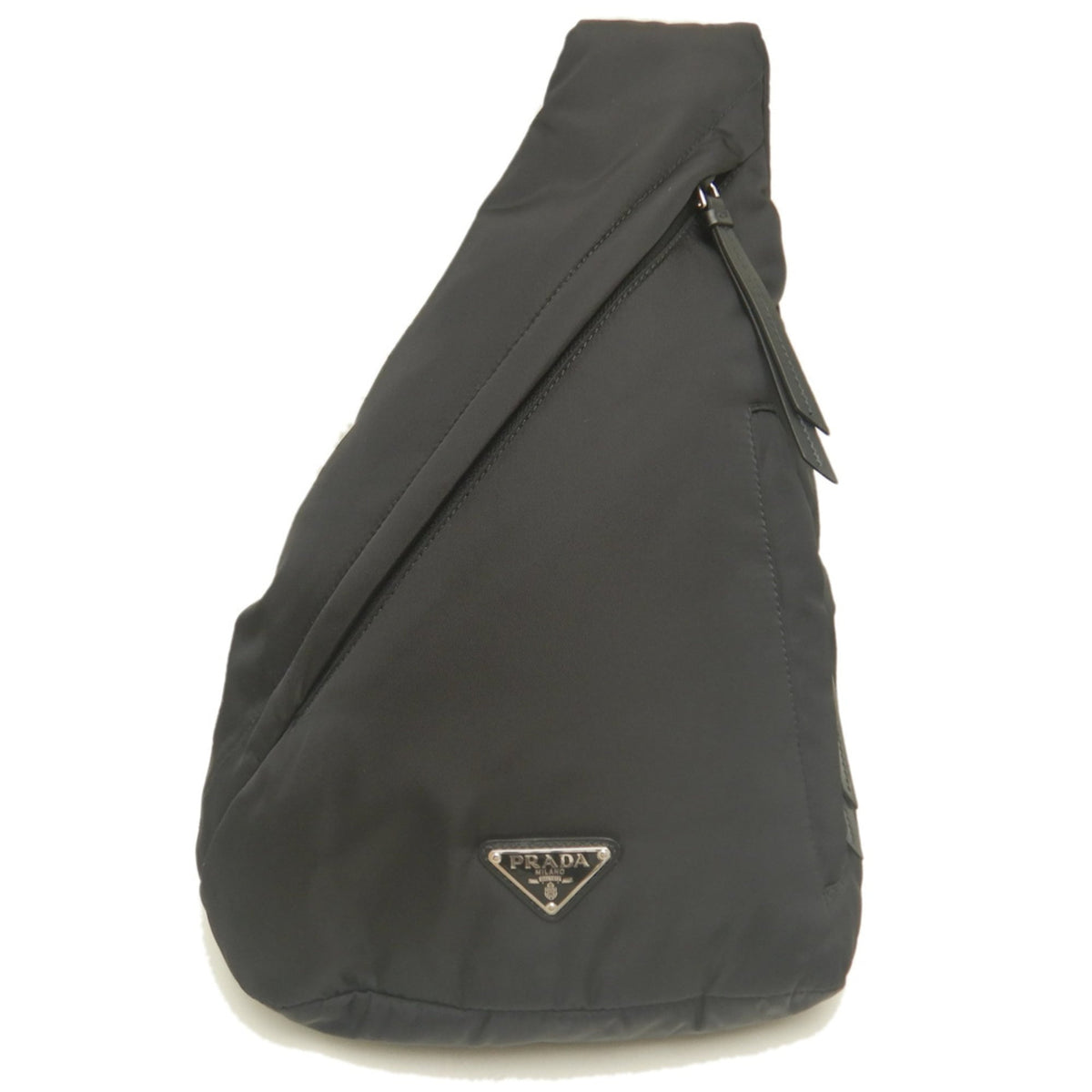 PRADA 2VZ092 Body Bag Re-Nylon NERO Men's 254107 — Like New