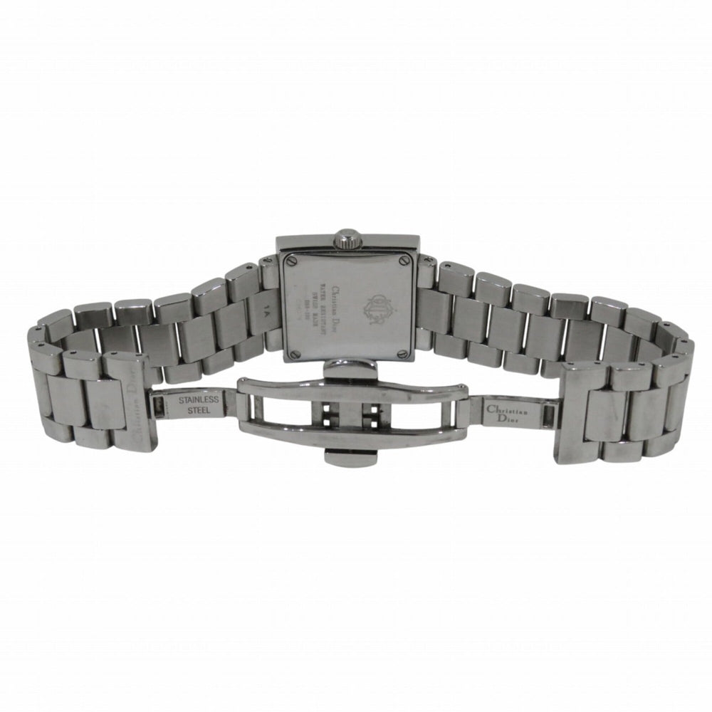 Christian Dior Riva watch, stainless steel, quartz, silver dial, D98-100 — Good
