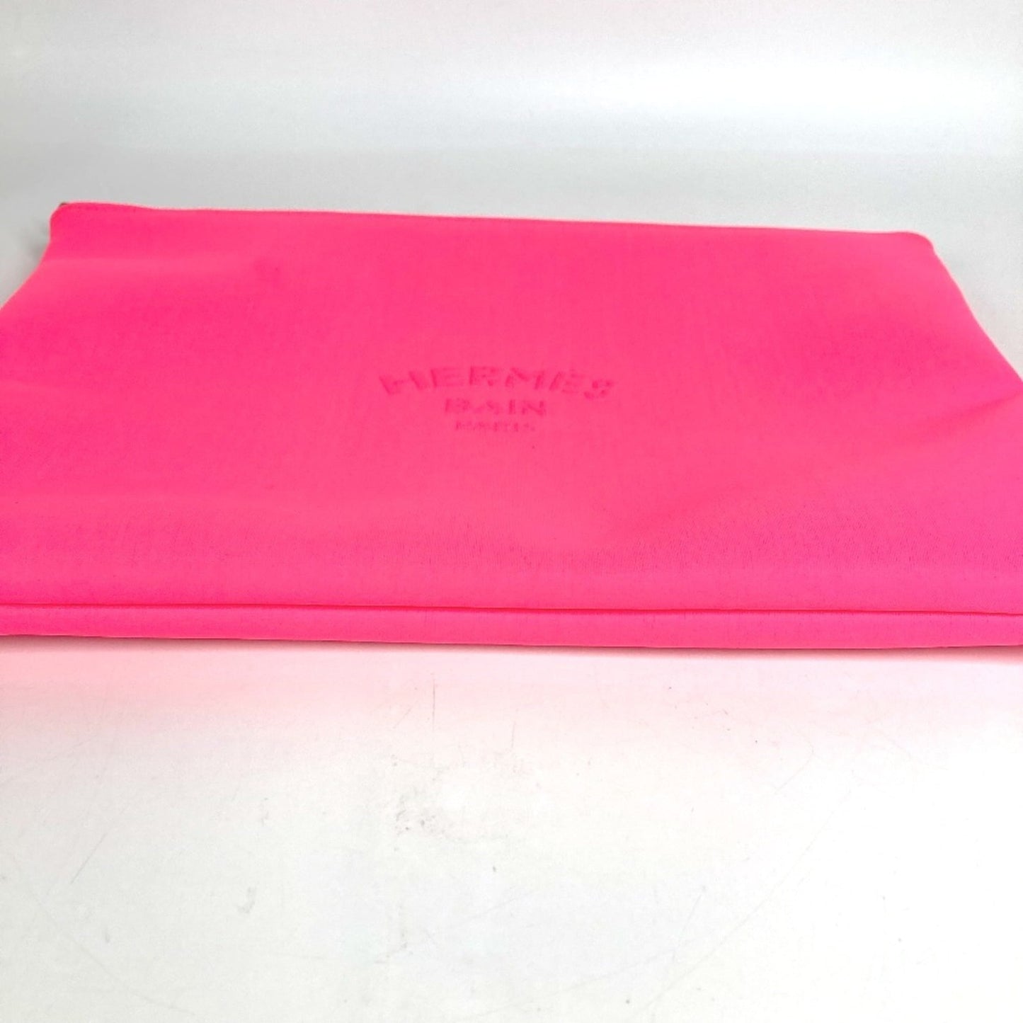 HERMES True Toilet Neoban GM clutch bag, makeup pouch, multi-purpose polyamide and elastane, men's women's, pink