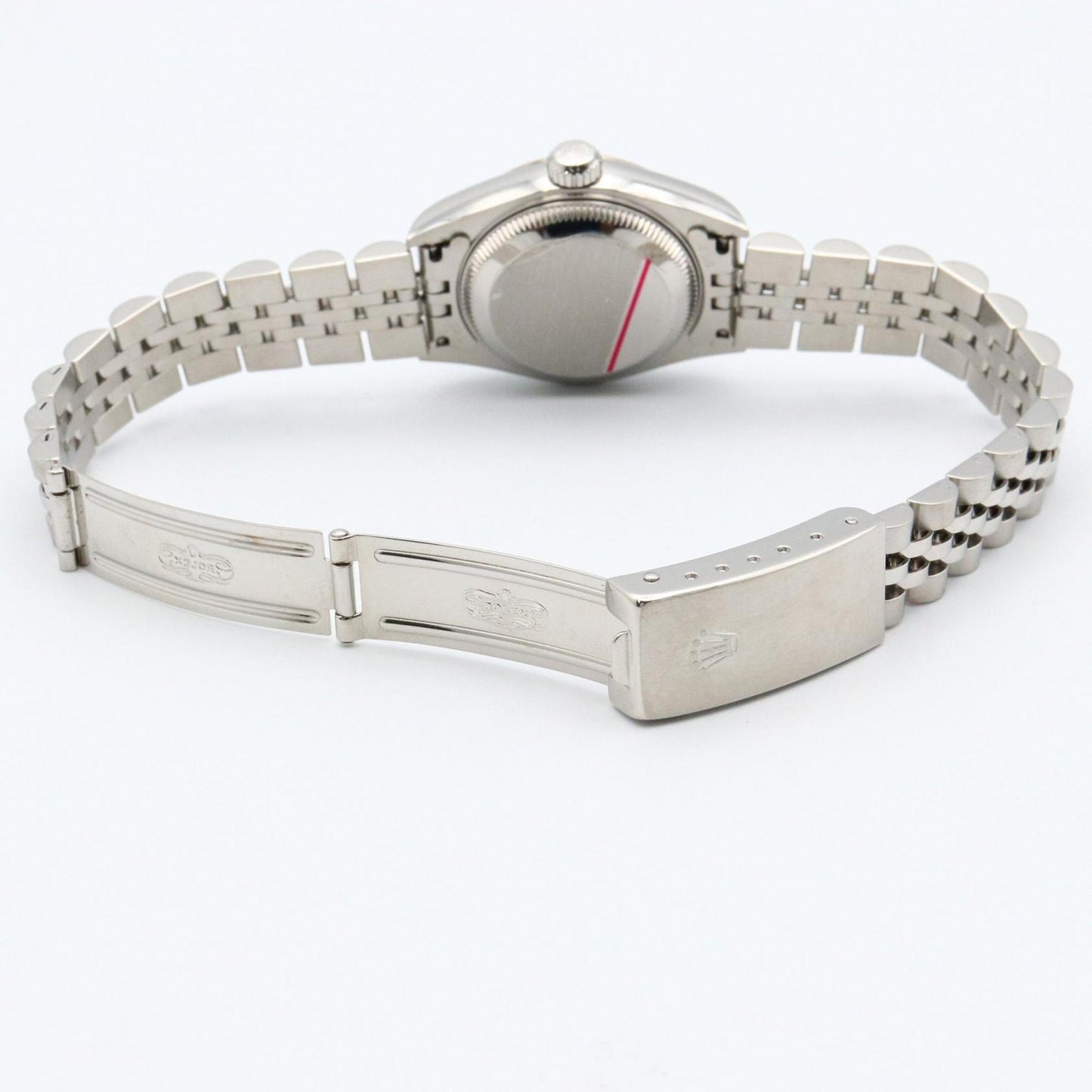 Rolex Datejust 10-Piece Ruby Y Series Watch, 18K White Gold (White Gold) Stainless Steel, Ruby, Women's, Silver, 79174NGR