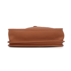 Hermes Evelyne 3 PM Shoulder Bag, Gold, Taurillon Clemence Leather, G Stamp. Evelyne, Handbag, Women's — Like New