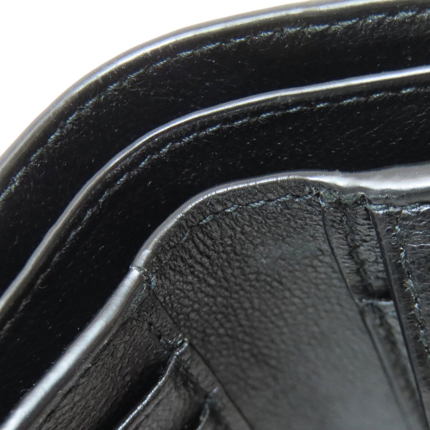 Balenciaga 594315 Logo Bifold Wallet in Calfskin Leather for Women