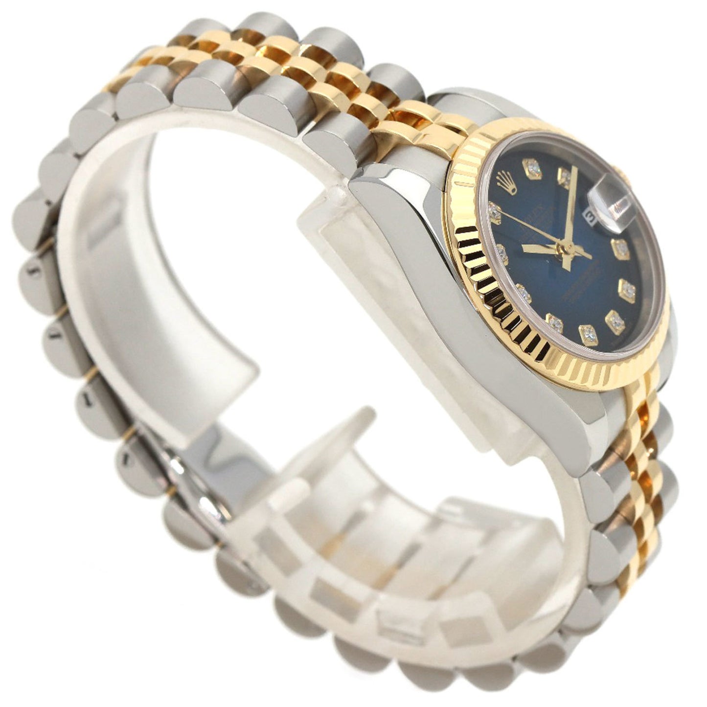 Rolex 179173G Datejust 10P Diamond Watch Stainless Steel SSxK18YG K18YG Ladies ROLEX