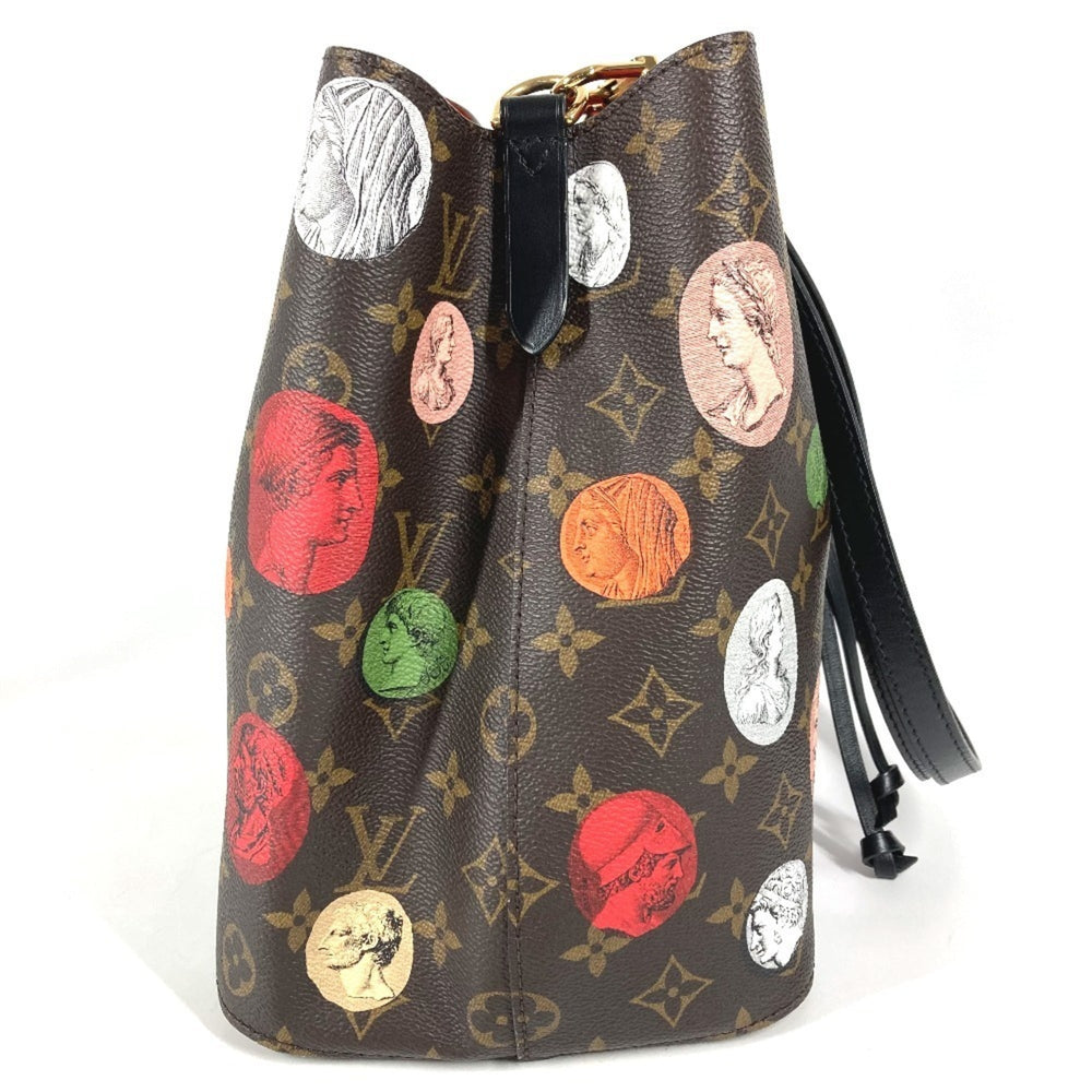 LOUIS VUITTON M45956 Monogram Cameo NeoNoe MM Bucket Shoulder Bag in Canvas, Brown, for Men and Women — Like New
