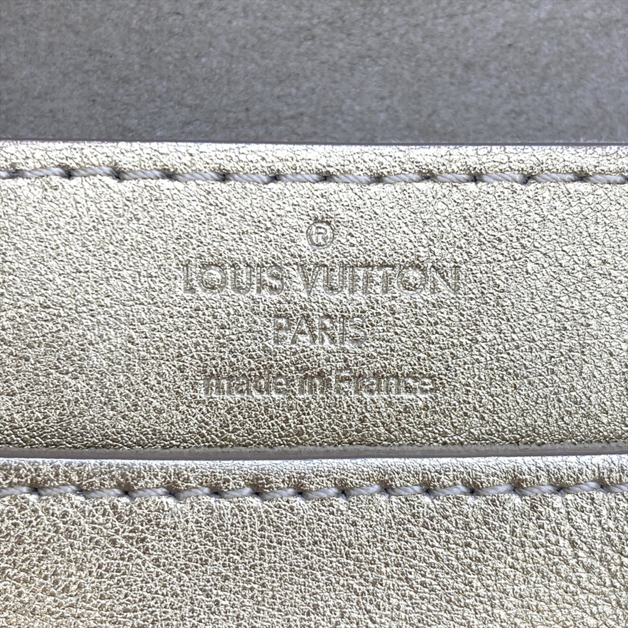 Louis Vuitton Pochette Louise EW Clutch Bag M94334 Gold with Hardware TR1123 Women's