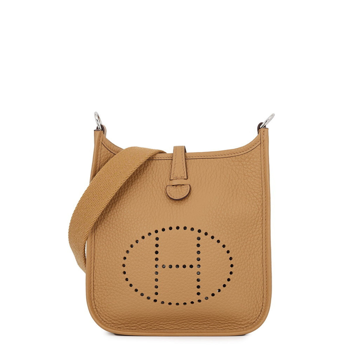 Hermes Evelyne TPM Shoulder Bag 111cm Amazon Biscuit Taurillon Clemence K Stamp Handbag Women's HERMES — Like New