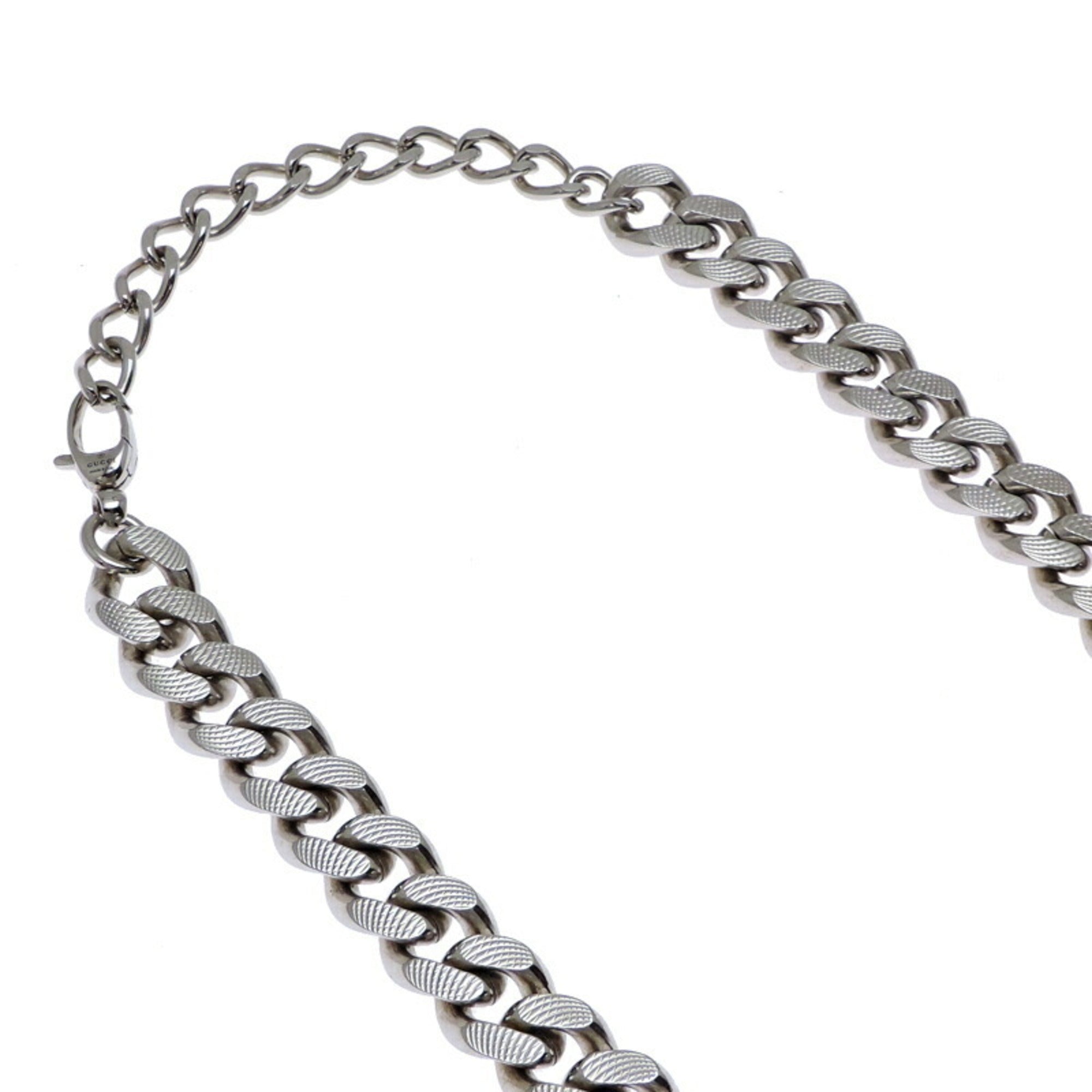 Gucci, Balenciaga, The Hacker Project Script Choker Necklace, Metal, for Men and Women