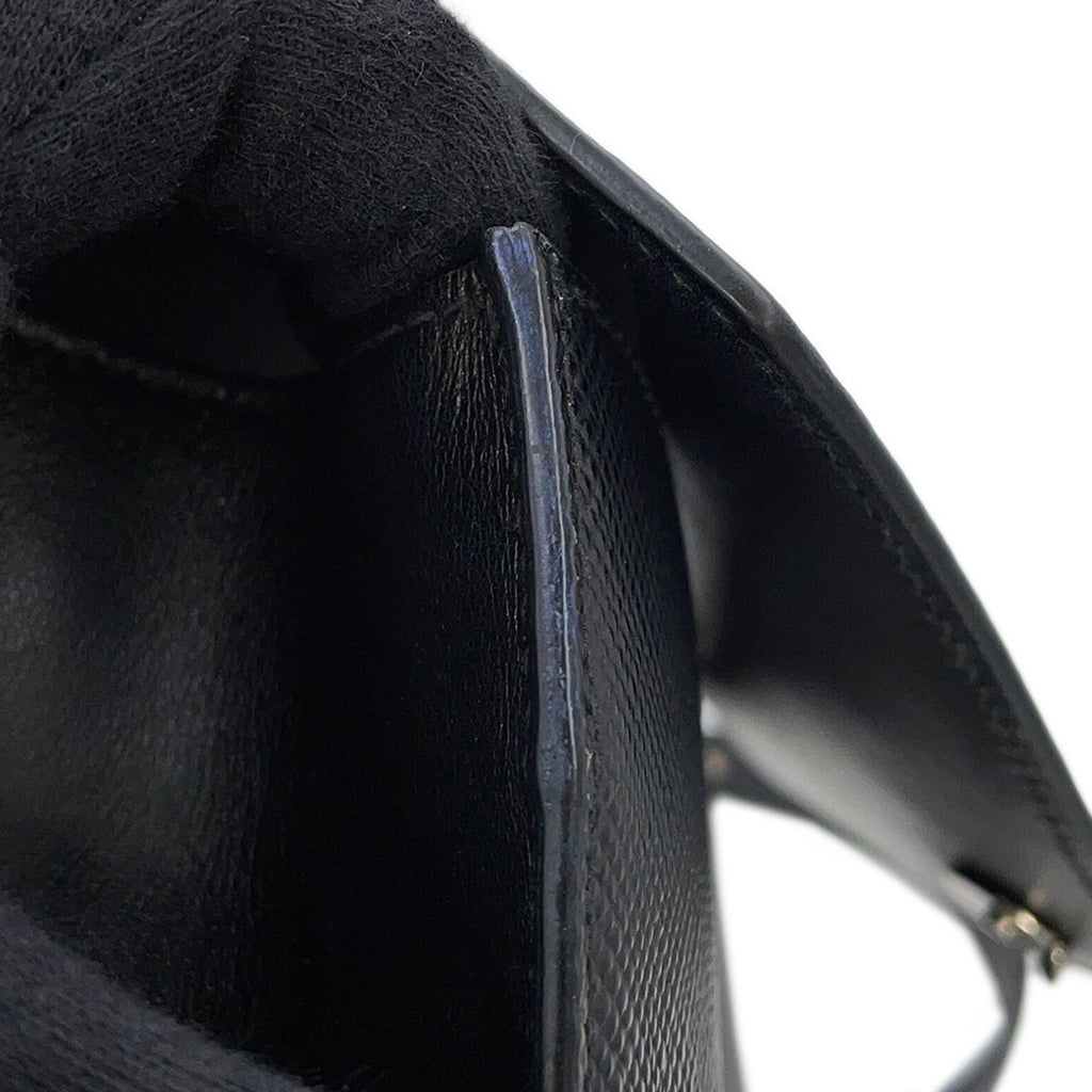 Prada Saffiano Leather Chain Shoulder Bag 1BD127 PRADA Black