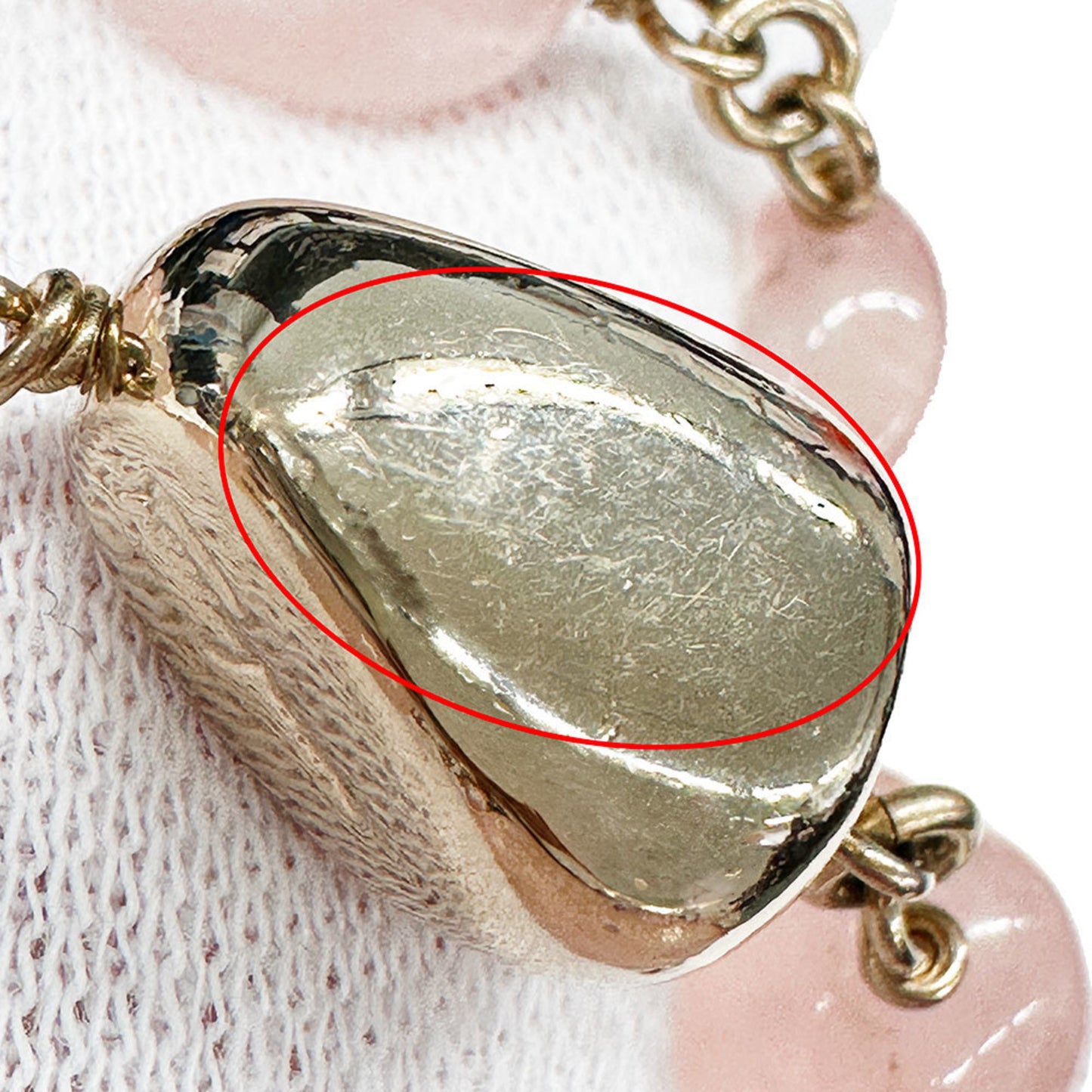 Salvatore Ferragamo Ferragamo Bracelet for Women, Stone, Pink, Gold, 3-Row