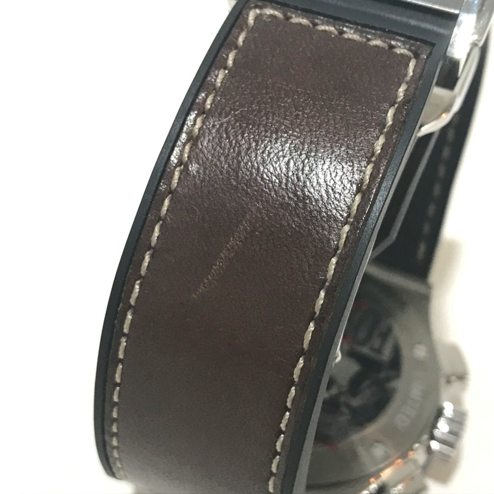 Hublot 521.NC.0589.VR.OPX14 Forbidden X Automatic with cigar box Wristwatch Silver Brown belt — Like New