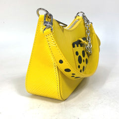 LOUIS VUITTON M21702 Yayoi Kusama collaboration LVxYK Malellini shoulder bag handbag Epi leather ladies jaune yellow — New - Store Return