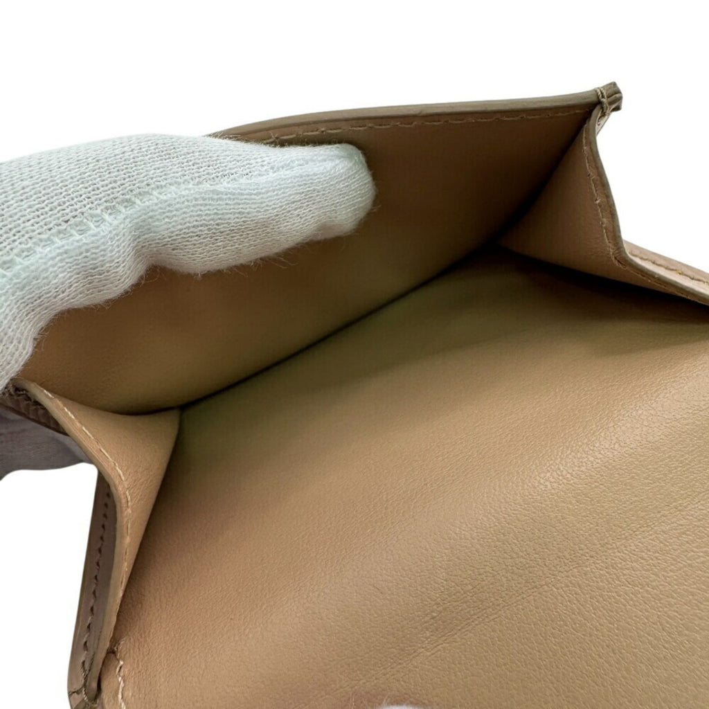 PRADA 1MH021 Compact Wallet, Vitello Move Tri-fold Pink, Women's